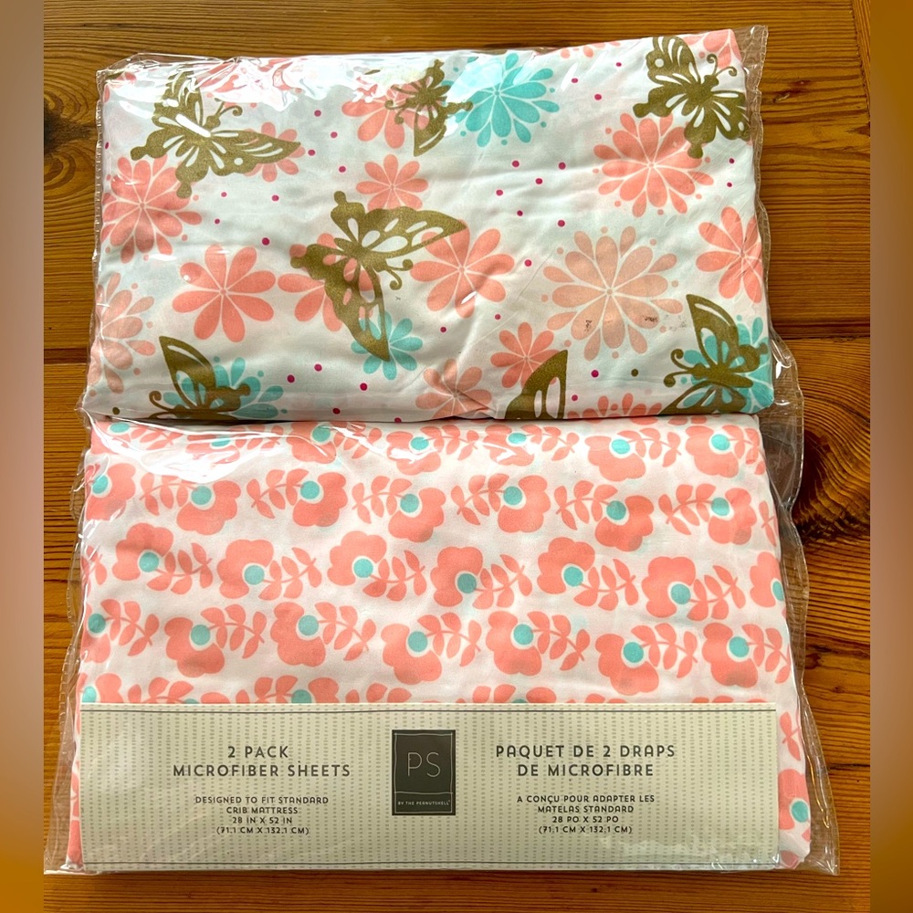 Microfiber crib sheets